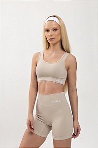 Short Fitness Seamless Lovely Canelado Nude