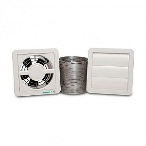Exaustor Ventokit 125mm New Classic 150 com kit bivolt 8m²