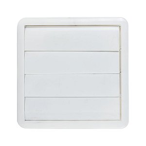 Grade Veneziana Autofechante 150MM Branca Ventisol Exaustor