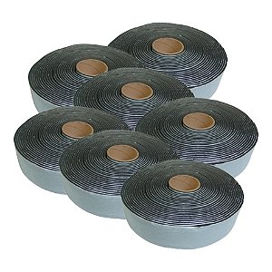 Fita Elastomérica Isolação Preta Engefitas 3mm x 45mm x 10m