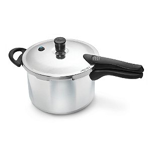 Panela de Pressão 4,5 litros Nigro Press Alumínio Polida Tampa Fechamento Externo