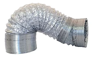 Tubo aluminizado flexível LDE 20" 500mm 5 metros