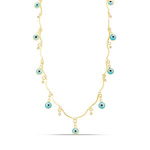 Choker olho dourado CL00005