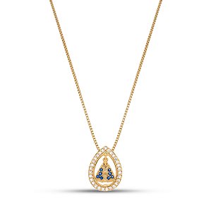 Colar gota Nossa Senhora Aparecida CL 00088