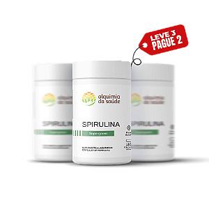 Spirulina - 110 Cápsulas Vegetais