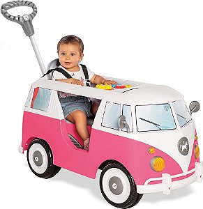 Quadriciclo Pedal e Passeio Kombina Rosa Calesita