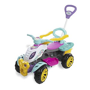 Quadriciclo Menina Branco Maral