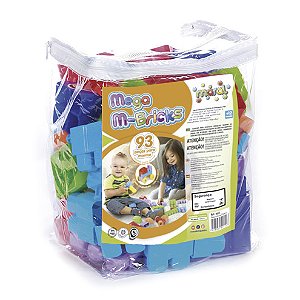 Blocos Mega M-Bricks 93Pçs Maral