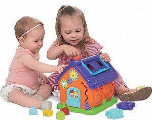 Casinha da Dinda Aranha Educativa Mercotoys - Caixa