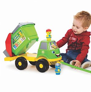 Caminhão Lixo Coleta Seletiva Com Som Mercotoys