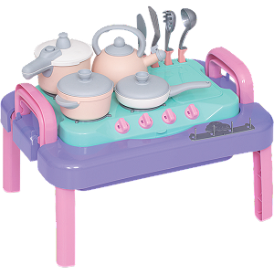 Mesinha Baby Gourmet Rosa Mercotoys