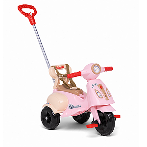 Triciclo Pedal e Passeio Vespita Amalfi Rosa Calesita