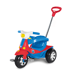 Triciclo Pedal e Passeio Velomoto Azul Calesita