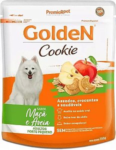 cookie golden cães adultos sabor maça e aveia