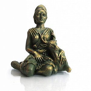 Estátua deusa ártemis ou diana 10 cm