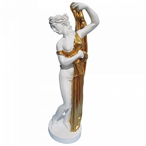 Estátua Deusa Afrodite Branca 30 cm - Deusa do amor e feitiço