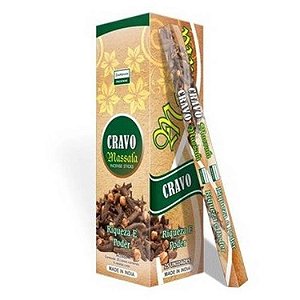 Incenso Darshan de Massala - Cravo: Riqueza e Poder
