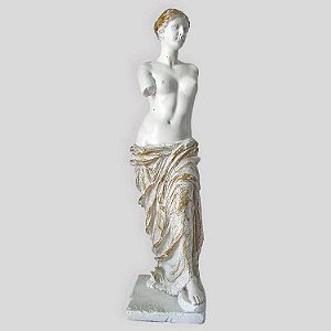 Estátua Vênus de Milo 26cm - Branca
