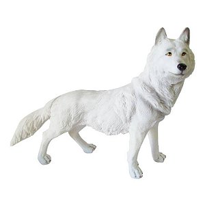 Lobo Branco Selvagem 26cm