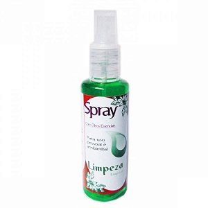 Spray Aromatizador Limpeza com Óleos Essenciais 140ml - Limpeza