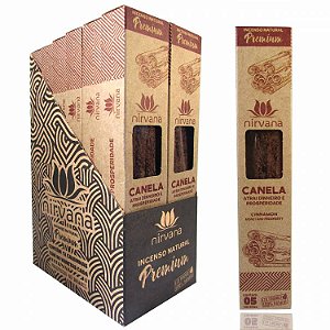 Incenso Defumador Nirvana Premium - Canela: Atrai Dinheiro e Prosperidade