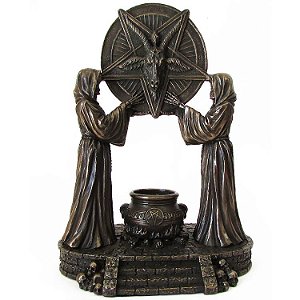 Incensário Cascata Altar de Baphomet 18cm - Importado Veronese