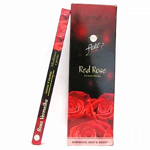 Incenso Flute Tradicional - Rosa Vermelha: Bonito, Iluminado, Doce