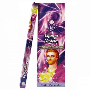 Incenso Flute Tradicional - Chama Violeta: Saint Germain