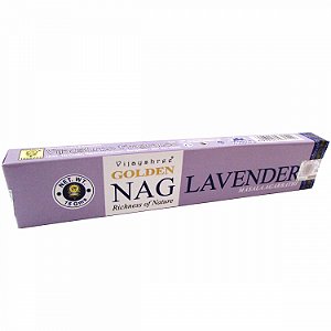 Incenso Golden Nag Agarbathi de Massala - Lavender