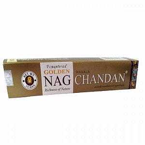Incenso Golden Nag Agarbathi de Massala - Chandan