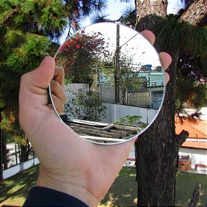 Espelho Plano para Feng Shui G 12cm - Instrumento de Cura