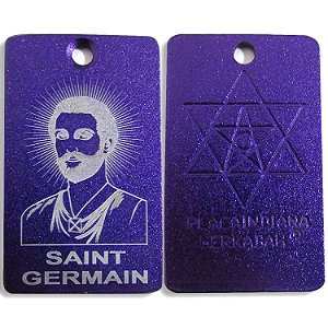 Placaindiana Saint Germain 5cm - Transmutação - Brinde Cordão