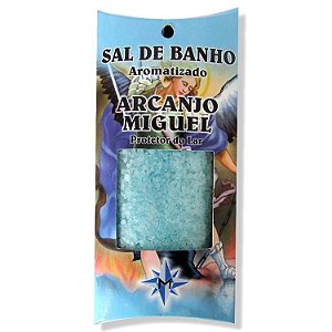 Sal de Banho Aromatizado com Ervas 100g - Arcanjo Miguel: Protetor do Lar