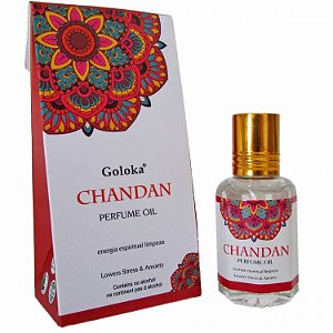 Óleo Perfumado Goloka Pure Oil Aroma - Chandan: Energia Espiritual da Limpeza
