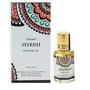 Óleo Perfumado Goloka Pure Oil Aroma - Myrrh: Energia Mística