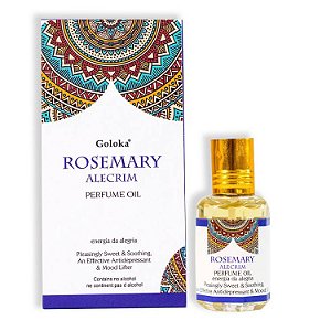 Óleo Perfumado Goloka Pure Oil Aroma - Rosemary Alecrim: Energia da Alegria