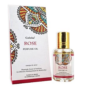 Óleo Perfumado Goloka Pure Oil Aroma - Rose: Energia do Amor