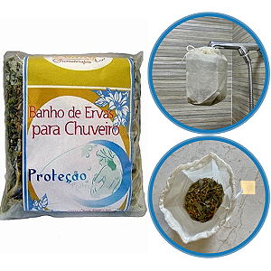 Banho de Ervas para Chuveiro com Óleos Essenciais - Proteção