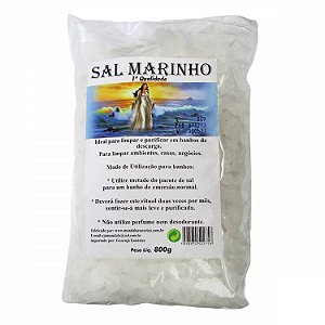 Sal Marinho - Limpeza e Purificação 800g