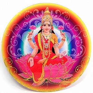 Mandala Redonda de Parede Lakshmi 30cm