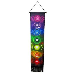 Ornamento de Parede Pergaminho 140cm - 7 Chakras