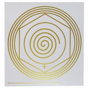 Placa Radiônica - Desembaraçador de Relacionamentos - 14cm x 13,5cm