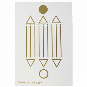 Placa Radiônica - Desenho de Luxor - 14cm x 9,5cm