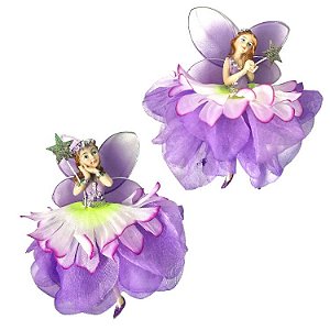Fada de Pendurar com Varinha Mágica 15cm Modelo Sortido - Lilás