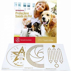 Kit de Placas Radiônicas para Proteção e Saúde do Pet