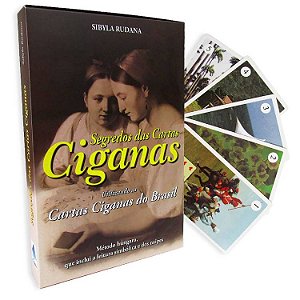 Tarô Segredos das Cartas Ciganas + Baralho com 36 Cartas - Sibyla Rudhana