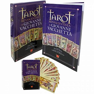 Tarot Renascentista Giovanni Vacchetta Livro + Baralho com 78 Cartas