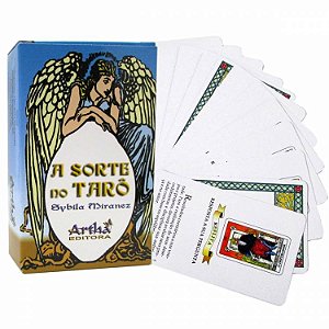A Sorte no Tarô Sibyla Miranez Baralho com 53 Cartas - Editora Artha
