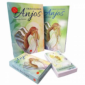 Oráculo dos Anjos Antónia Pereira com 44 Cartas Ilustradas