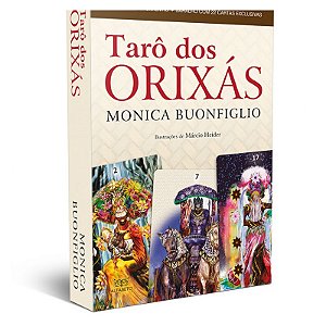 Tarô dos Orixás Monica Buonfiglio -  Livro + Baralho com 22 Cartas